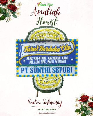 Papan Bunga Duka di Marunda