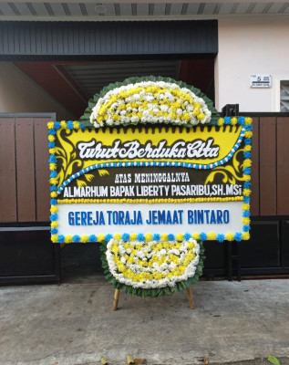 Papan Bunga Duka di Marunda