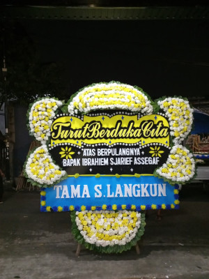 Papan Bunga Duka di Marunda