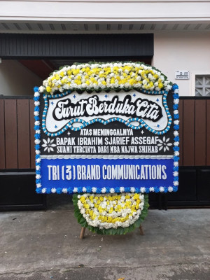 Papan Bunga Duka di Marunda